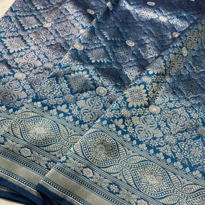 Indian handcrafted pure banarasi handloom katan silk saree  | Bridal saree | Indian saree |