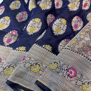 Handcrafted indian handloom pure banarasi katan silk saree | Banarasi silk saree | Bridal saree | Indian saree |