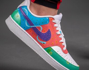 Air force 1 personalizadas. Zapatillas Nike pintadas a mano.