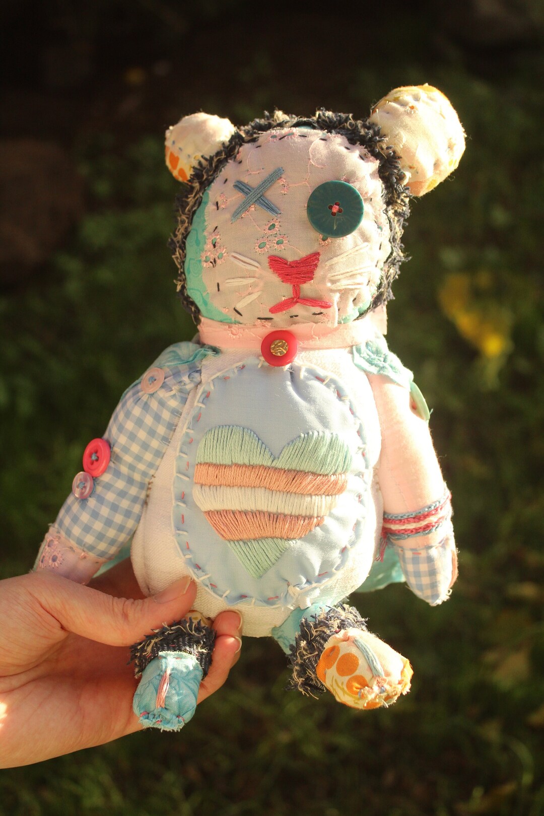 Nelly Transgender Stuffed Animal Art Doll Etsy