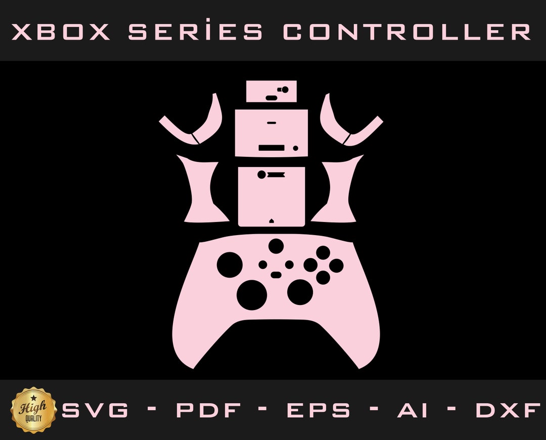 Xbox Series Controller Skin Template , Xbox Series S , Series X ...