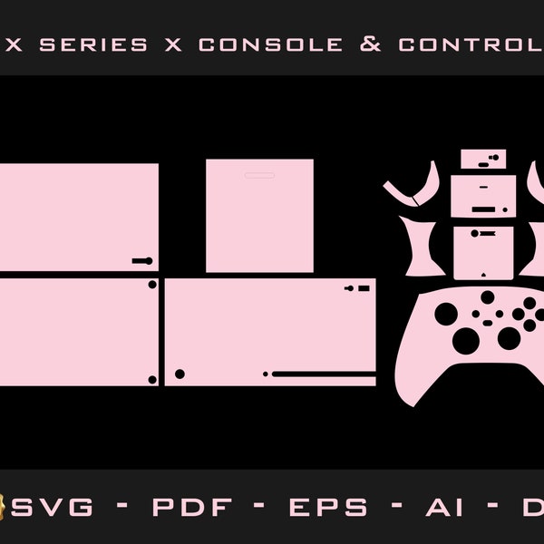 Xbox One X Controller Cricut Template Etsy Canada
