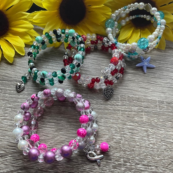 Memory Wire Bracelets - c