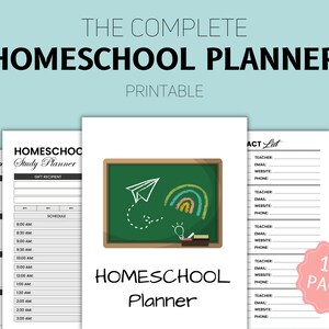 Planejador escolar em casa COMPLETO, planejador de aulas, cronograma escolar em casa, planejador acadêmico, planejador de estudos, planejador diário