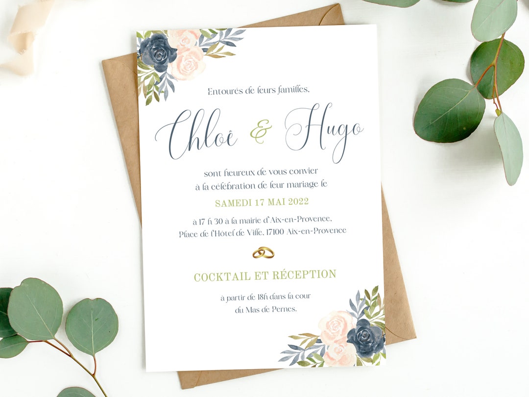 faire part mariage text