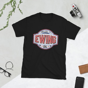 Ewing Oil Short-Sleeve Unisex T-Shirt, Ewing Oil Shirt, Ewing Oil T-Shirt, Ewing Oil Company Apparel