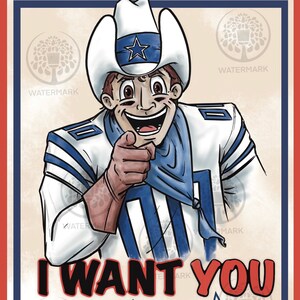 COWBOYS Sports Art PRINTs | Sports Wall Art Game Room Art Sports Gift Texas Dallas Cowboys Fan Art Gift for Him Gift for Her Posters Sizes