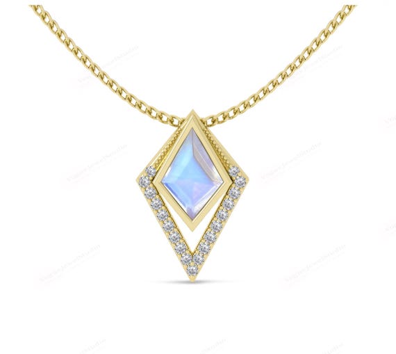 インド　ビハール産レインボームーンストーン　 シルバー925 35㎜×17㎜ インド産 レインボームーンストーン|ハッピーギフト – 天然石ハッピー