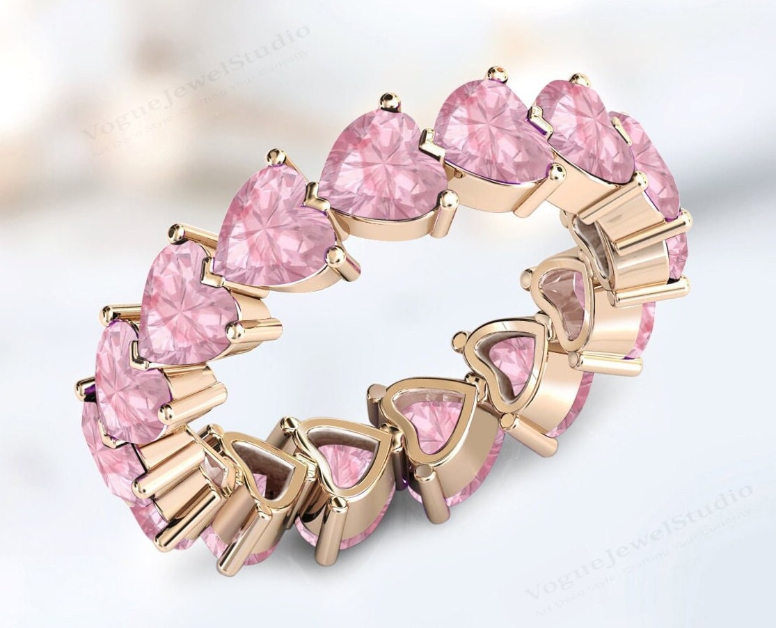 Heart eternity band - Etsy 日本