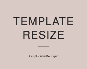 Template Resize - Add New Template Size - Custom Size