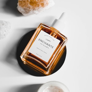 Modèle d'étiquette de bouteille de parfum de luxe, Stickers parfum sur toile, Étiquette d'huile de parfum personnalisée, Étiquette de parfum modifiable, Étiquette de parfum