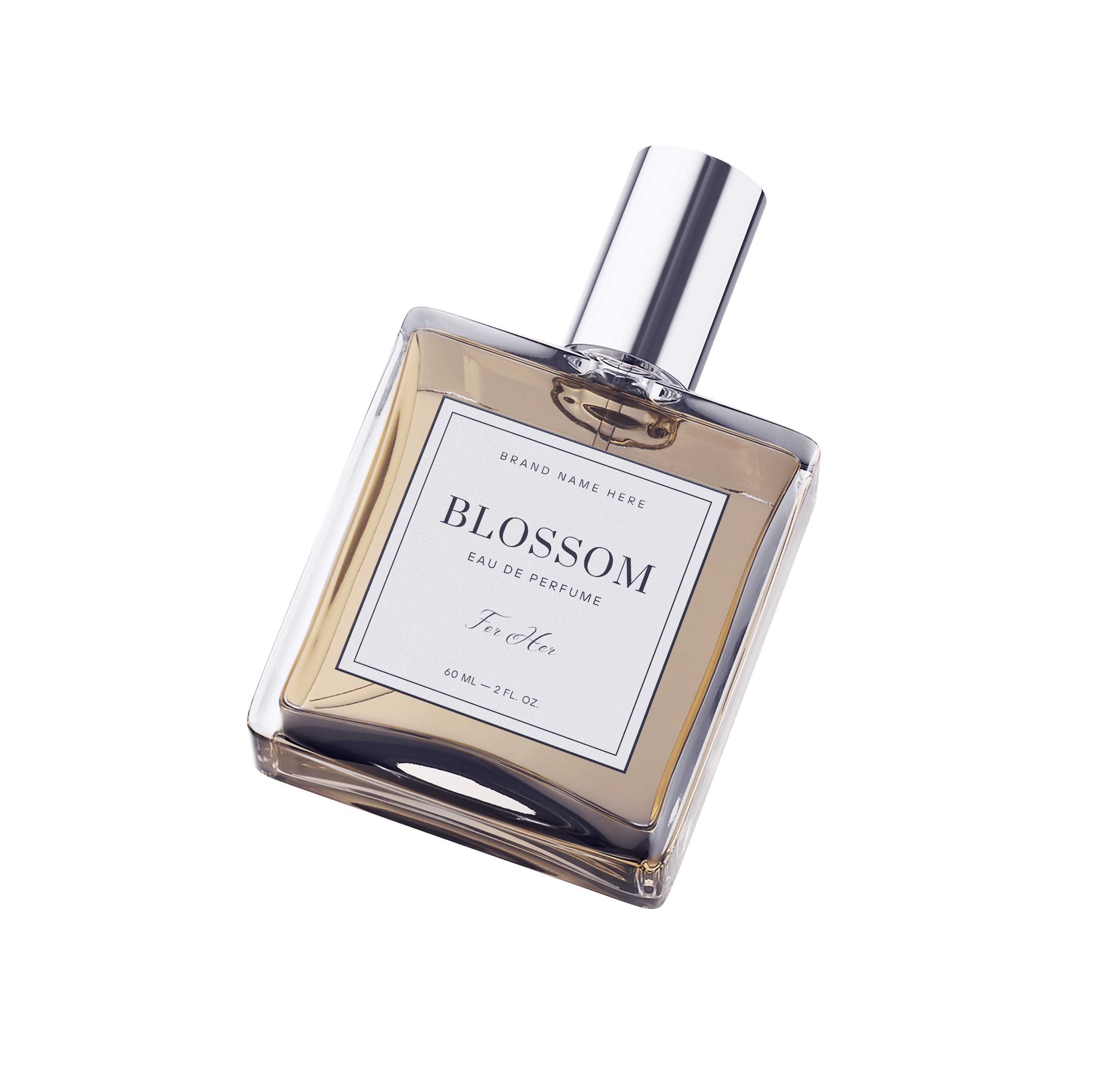 The best unique luxury perfume logo, elegant fragrance brand label