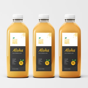 Modèle d&#39;étiquettes de bouteille de jus, étiquettes de boisson, étiquettes de jus noir et blanc, autocollants d&#39;étiquettes de jus, étiquettes de jus modifiables, étiquettes de boissons