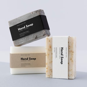 Modèle d'étiquette de barre de savon, modèle de bande de savon, étiquettes de barres de savon faites main Canva, étiquettes wrap Around de savon, emballage de savon, Etiqueta de Jabón