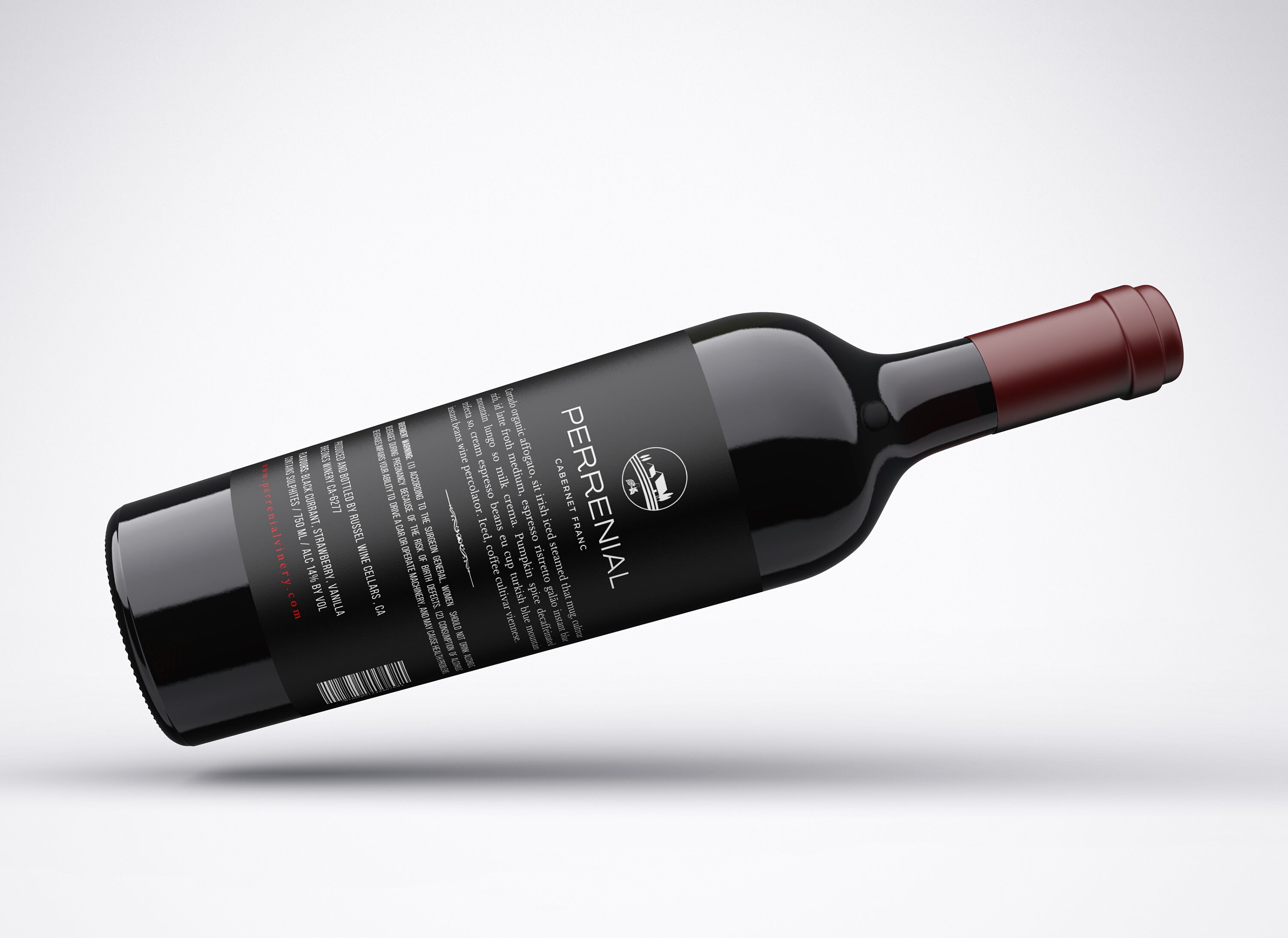 Red Wine Bottle Labels Template, Vintage Wine Label, Printable Wine ...