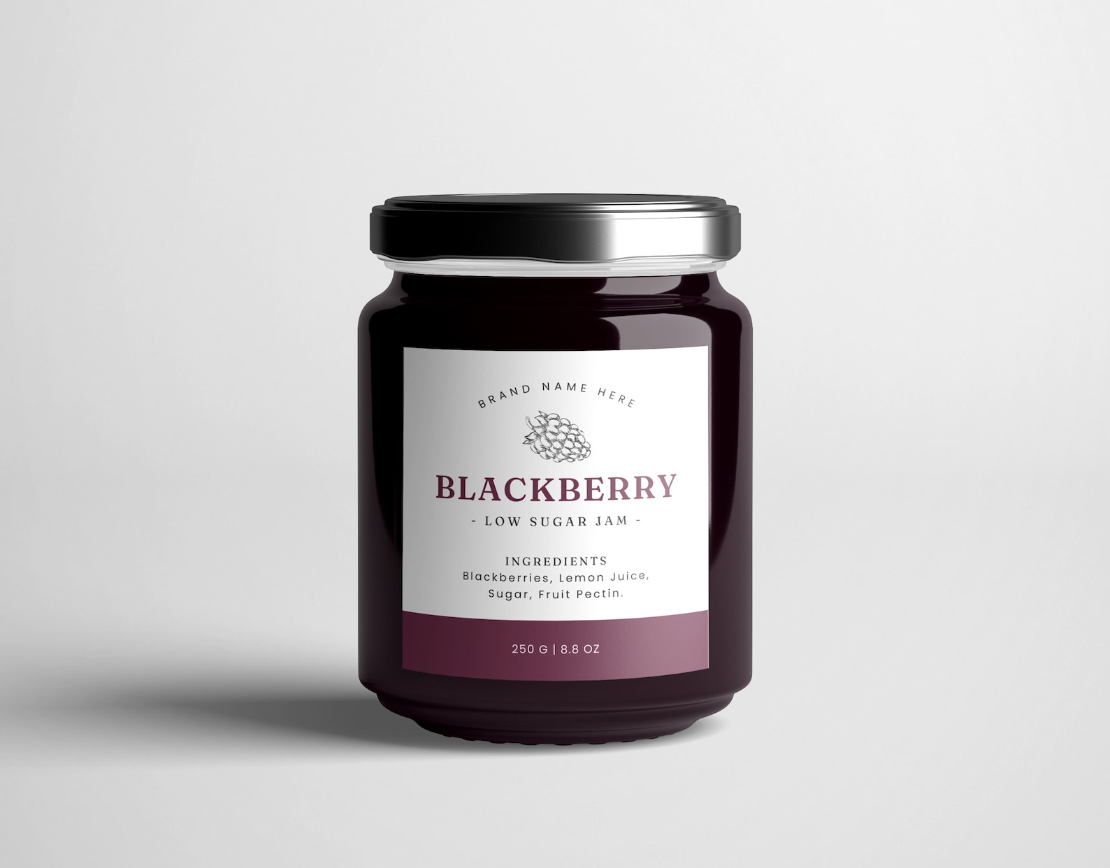 Canva Jam Jar Labels, Mason Jar Label Template, Canning Labels, Honey ...