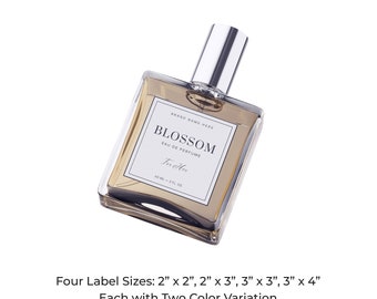 高級香水ボトルラベル、香水ラベルテンプレート、エチケット香水