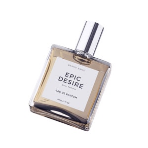 Editable Perfume Label Template - Fragrance Labels Design - Canva Product Label Template - Luxury Cologne Label - Perfume Bottle Labels