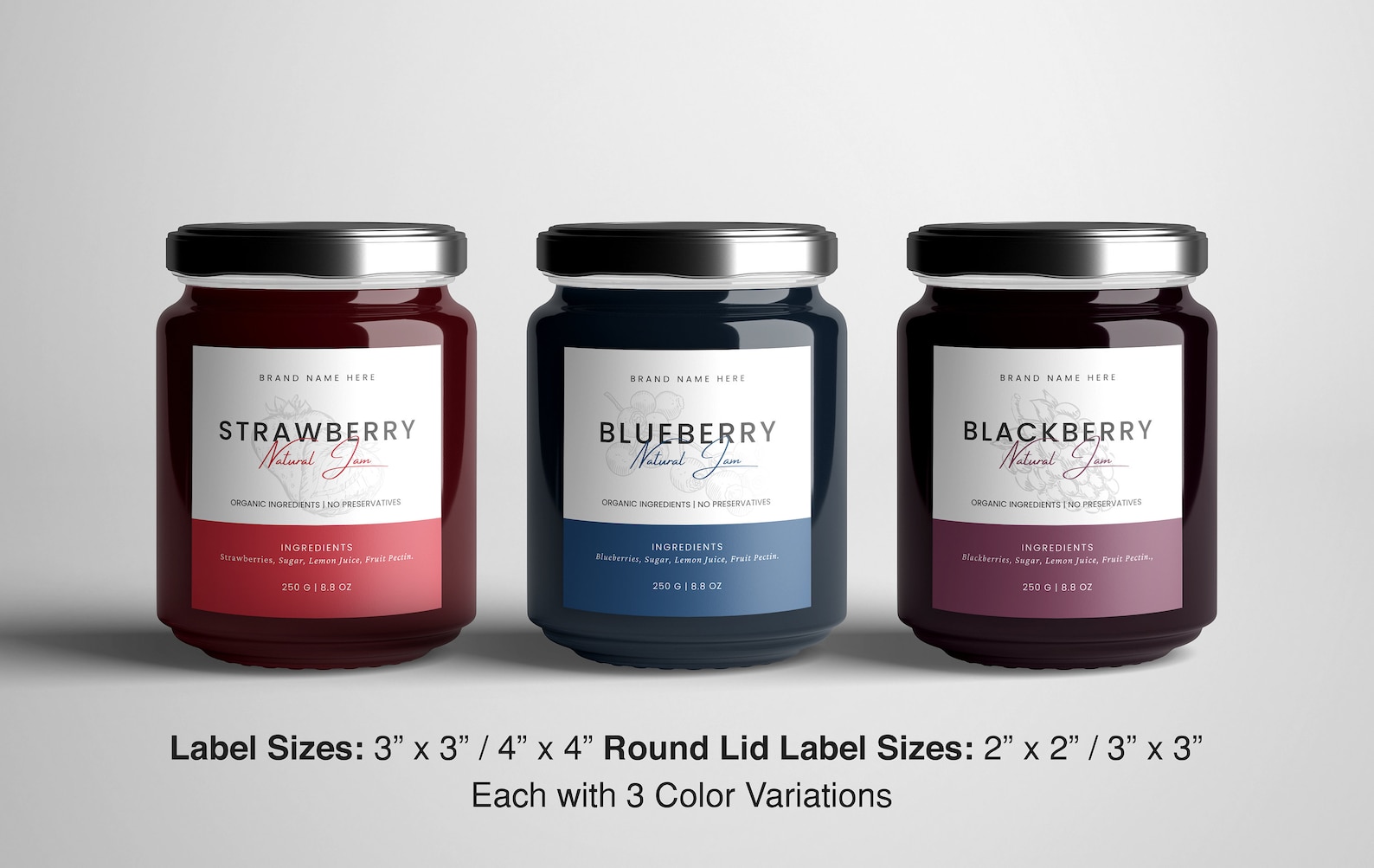 Jam Jar Labels Template, Canning Labels, Mason Jar Labels, Jam Stickers, Homemade Jam, Honey