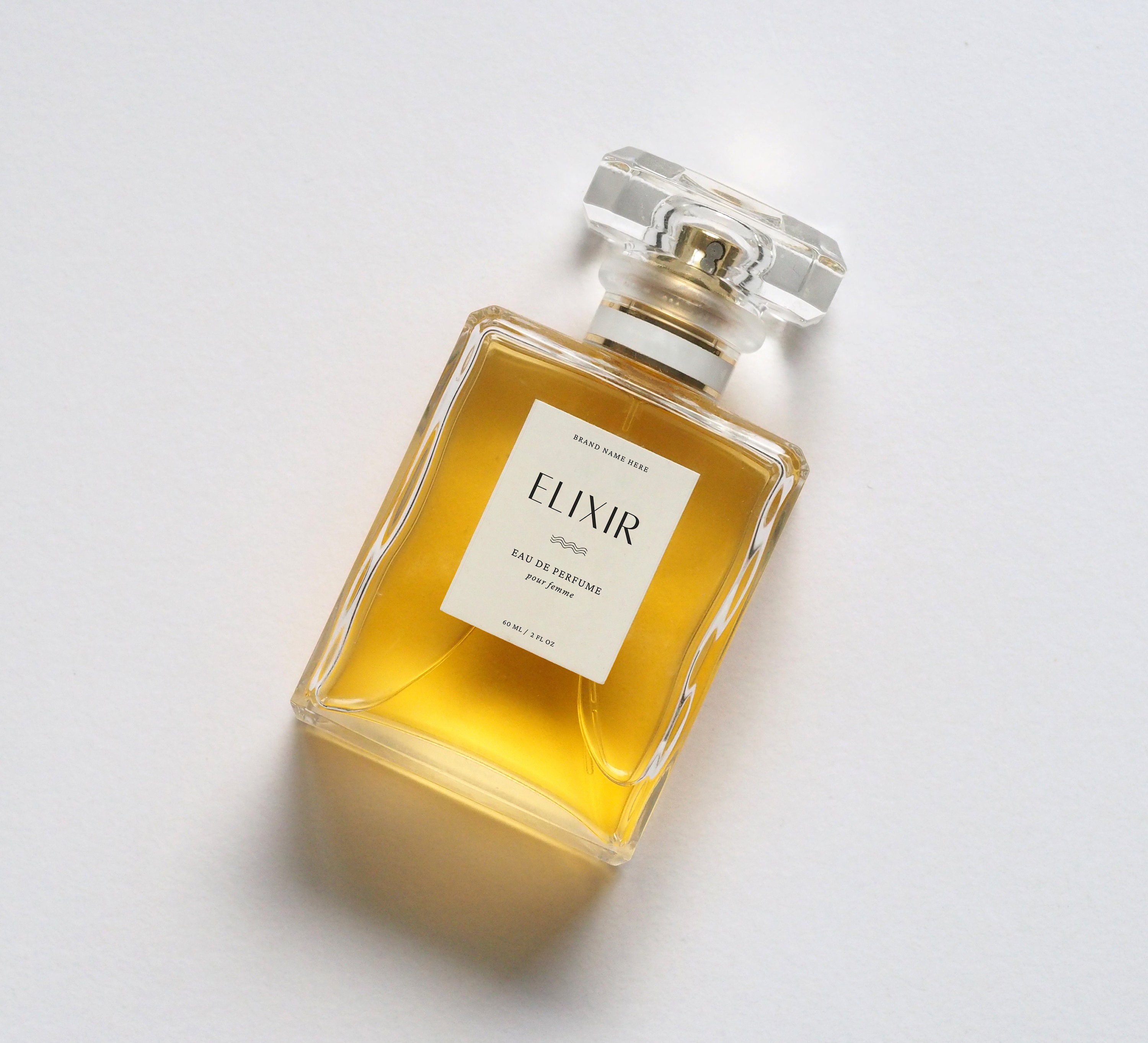 Editable Perfume Bottle Label Template, Personalized Sticker for ...