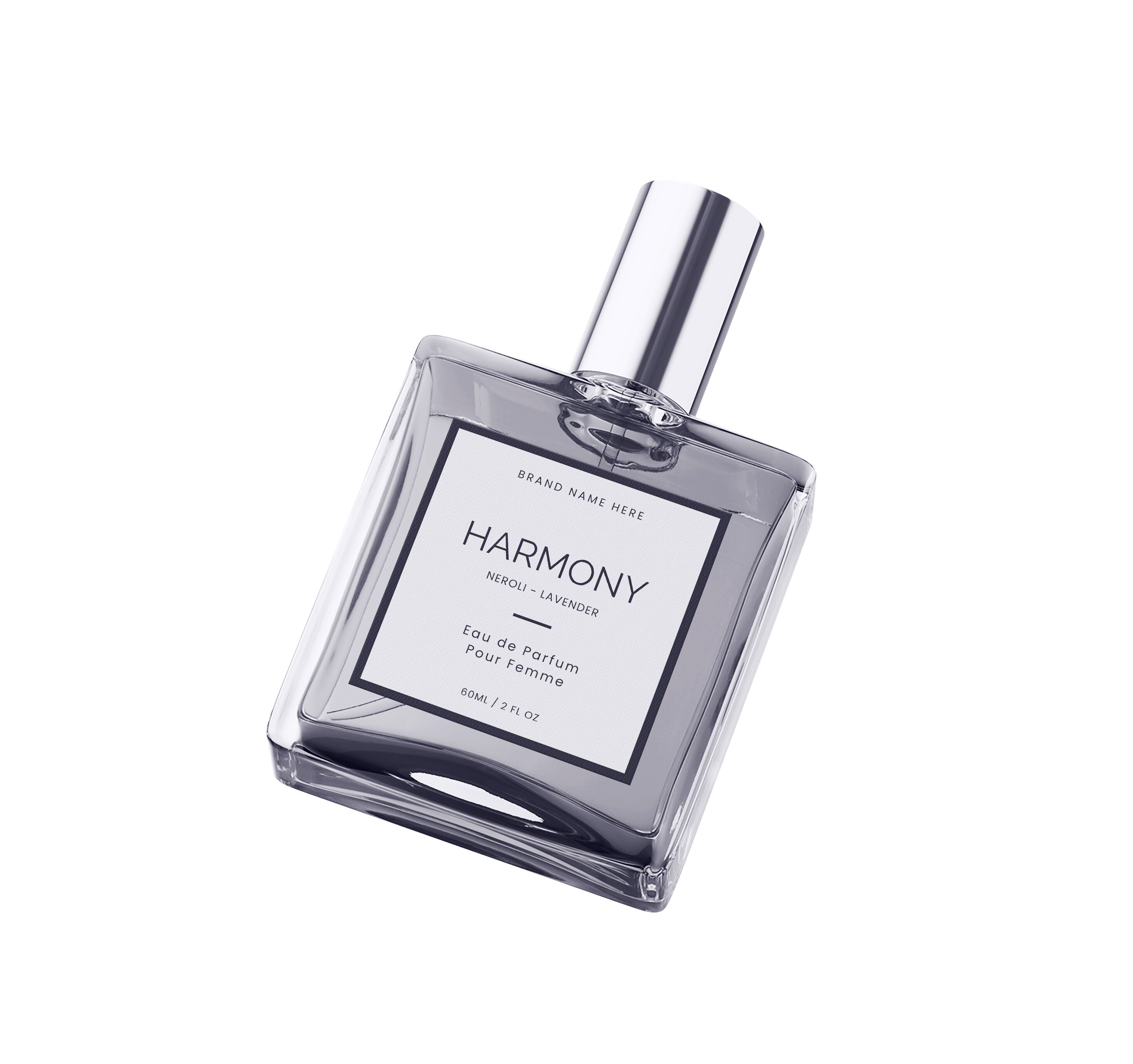 Custom Perfume Label Template - Fragrance Bottle Labels Template - Eau ...