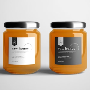 Honey Label Sticker, Homemade Honey Label, Honey Jar Labels, Honey Stickers, Canning Labels, Jar Labels Template, Cricut Jar Labels