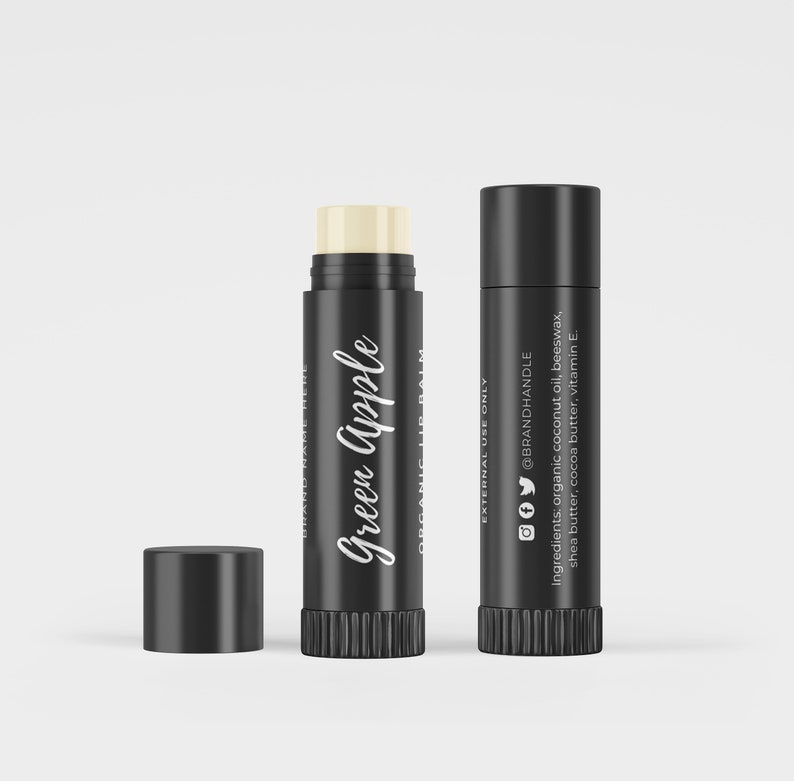Lip Balm Label Template Canva Lip Balm Label Design Modern Lip Balm