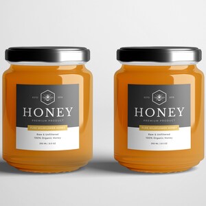 Honey Labels Template Honey Jar Labels Editable Honey Label Instant Honey Labels Template Honey Jar Labels Editable Honey Label Instant