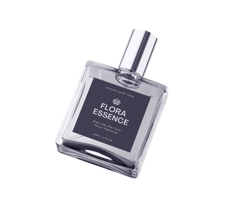 DIY Perfume Bottle Labels Template Cologne Label Design Downloadable