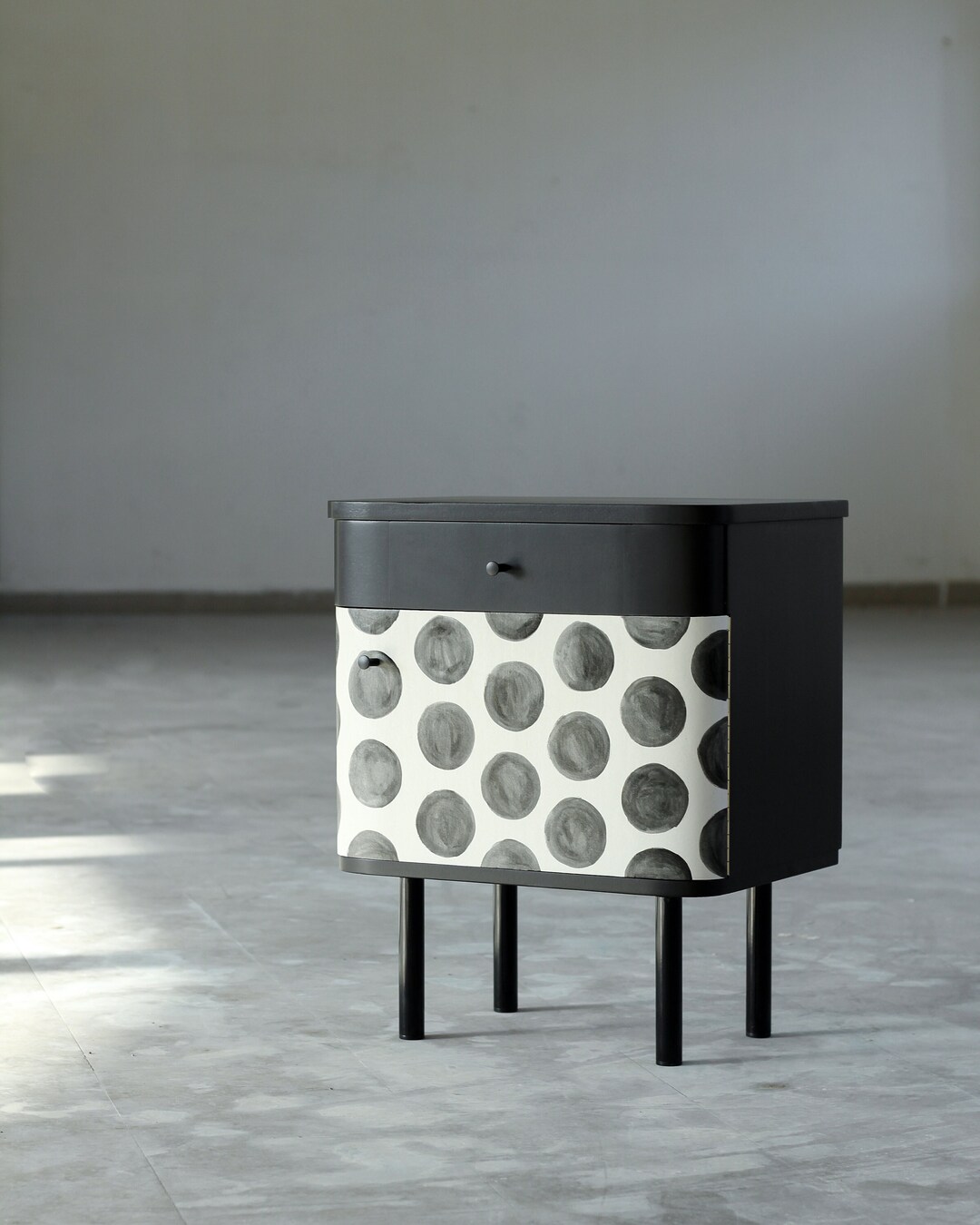 Sold/vintage Bedside Table/mid Century Modern Nightstand/refinished Furniture/sustainable Wooden