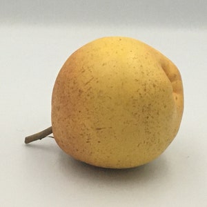Apple made of ceramic fruit realistic (handmade) apple