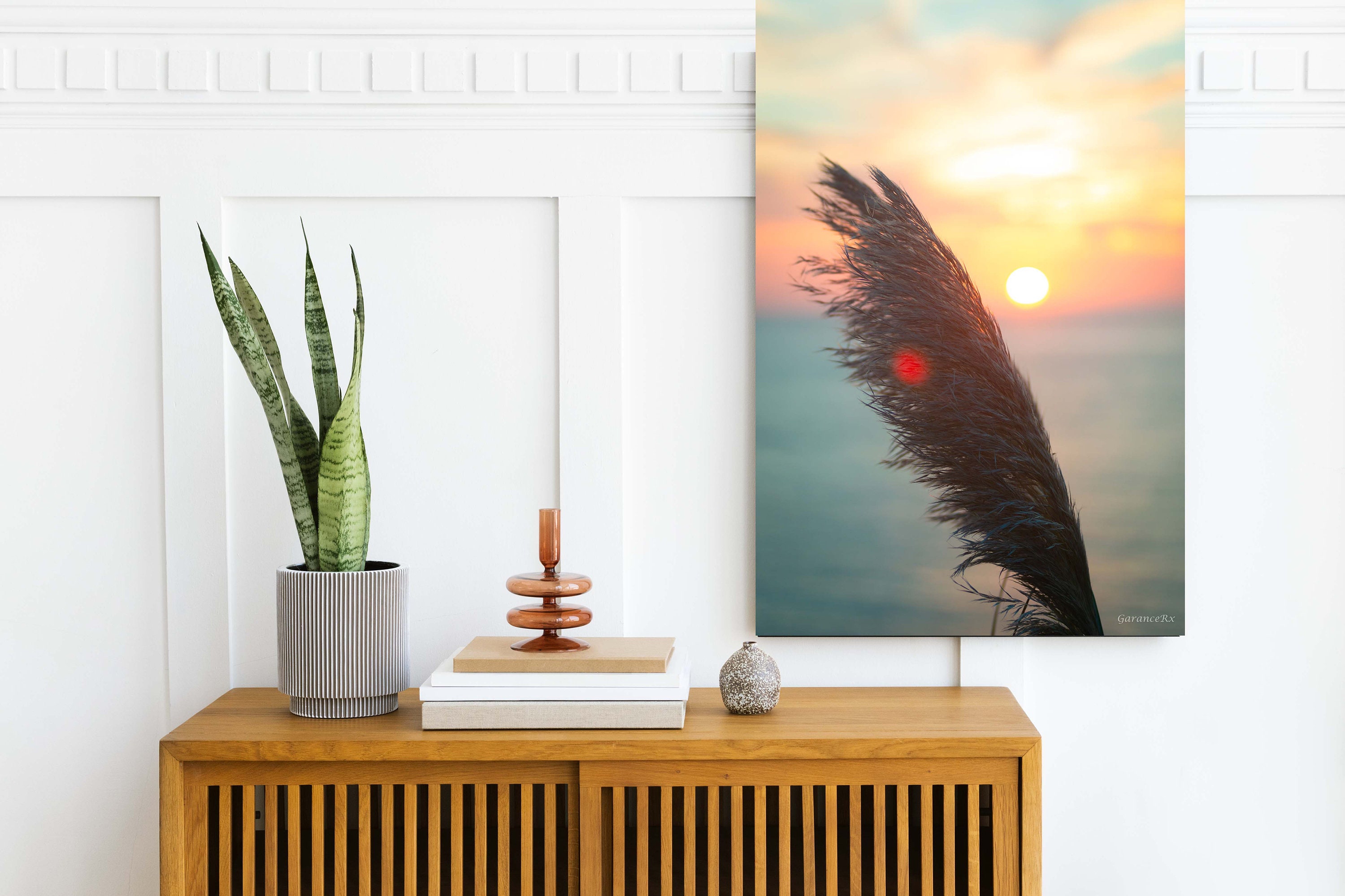 Tirage d'art Sunset à Biarritz