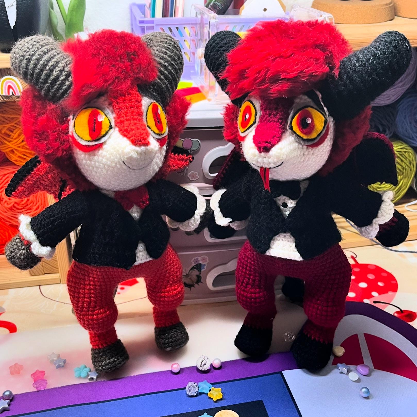 PDF CROCHET PATTERN Goat Demon Butler - Etsy