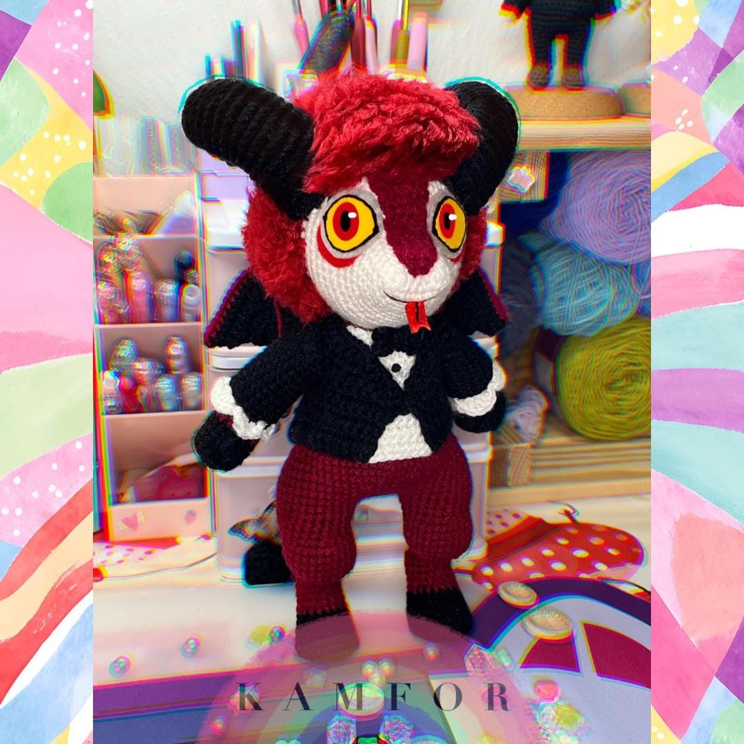 PDF CROCHET PATTERN Goat Demon Butler - Etsy