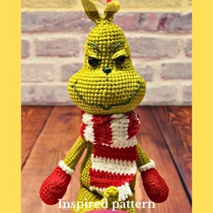 PDF CROCHET PATTERN Grinch