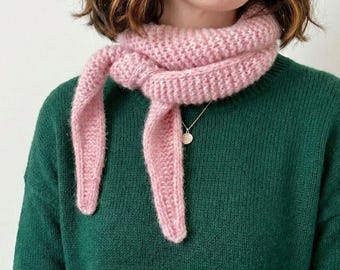 Sophie Scarf Knitting Pattern PDF Minimal Knit Scarf Pattern Easy 