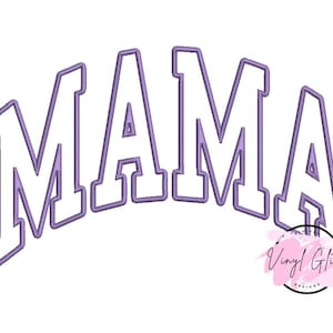 MAMA Applique Design