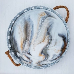 Epoxy Resin Decorative Serving Tray