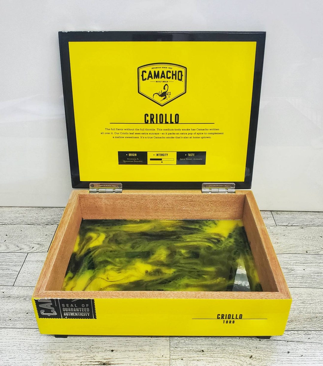 Cigar Box Jewelry Box Keepsake Etsy