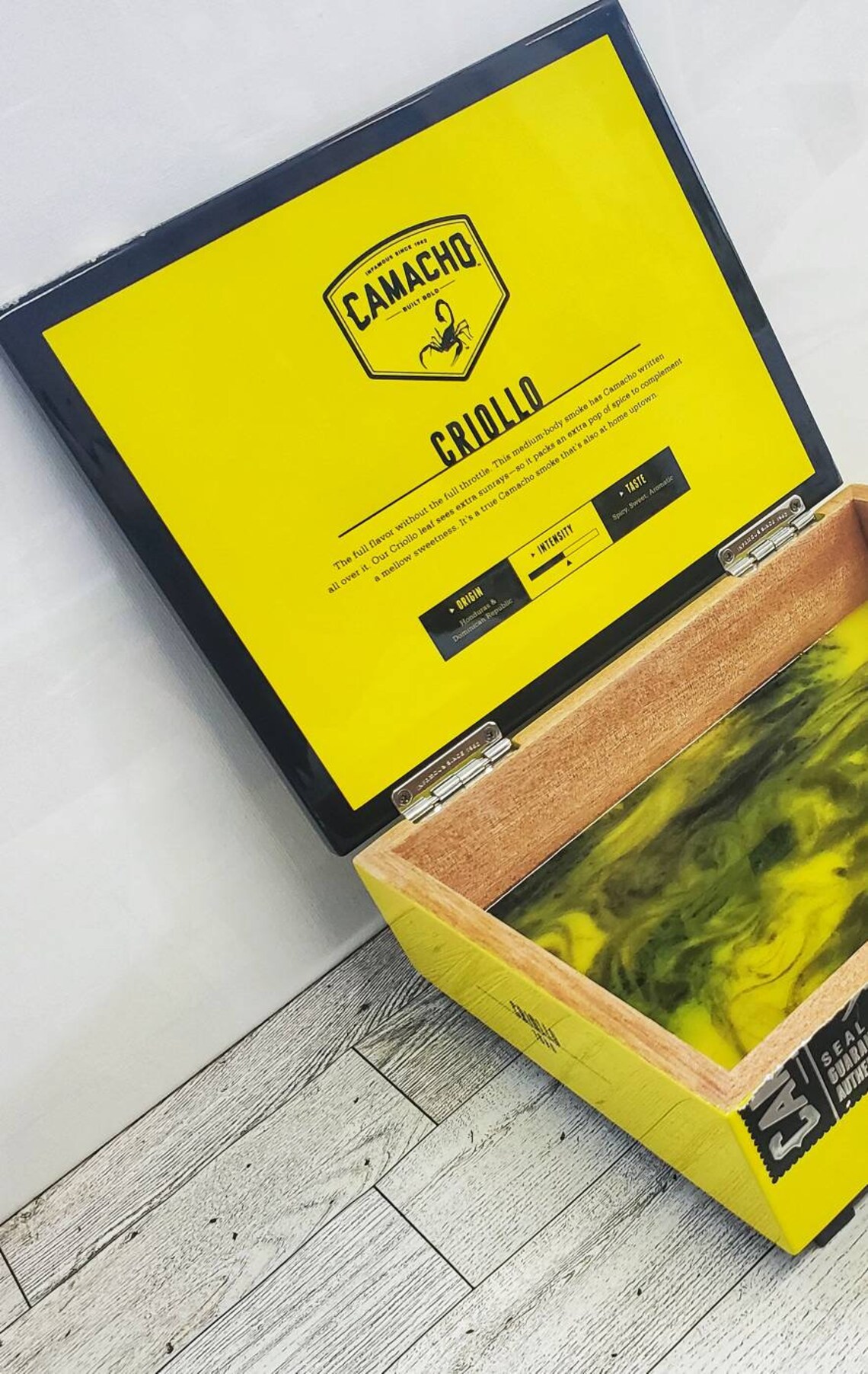 Cigar Box Jewelry Box Keepsake Etsy