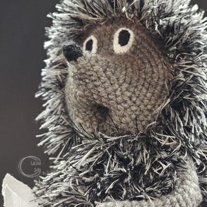 The Hedgehog in the Fog, crochet toy, gift, decor, handmade Soviet cartoon character.