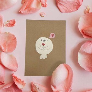 Siegel Liebe Valentinstag Karte
