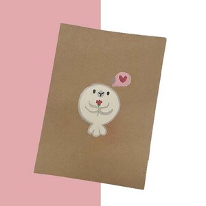 Robbenliebe Valentinstag Karte