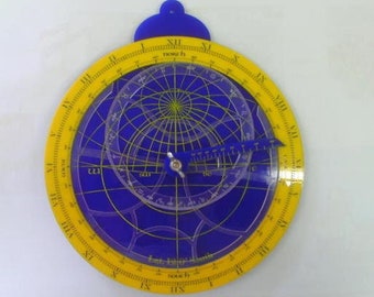 Astrolabe Laser Cut Files – CDR, DXF & PDF Manual, 3mm