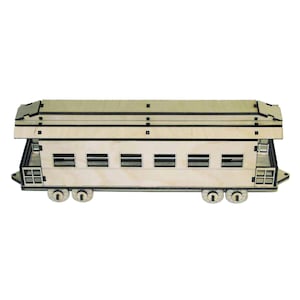 Arquivo de corte a laser para carro de passageiros de trem DXF, PDF, download de arquivo CDR versão 16