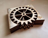 Coaster, Gears, Steam punk, Home improvement, Laser cut Digital files