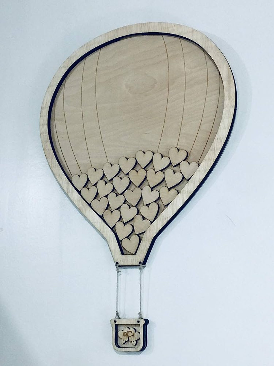 Wedding Guestbook, Hot Air Balloon Guest Book, Alternative Guestbook