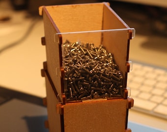 Box for small things - Organizing box - sorting - Compact - Digital file - Laser cut - Laser cut file