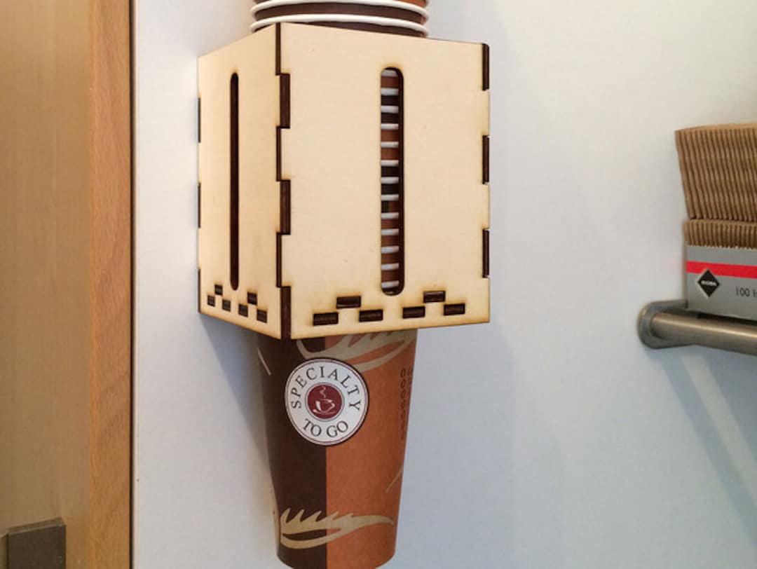 Cup Holder Laser Cut File Etsy