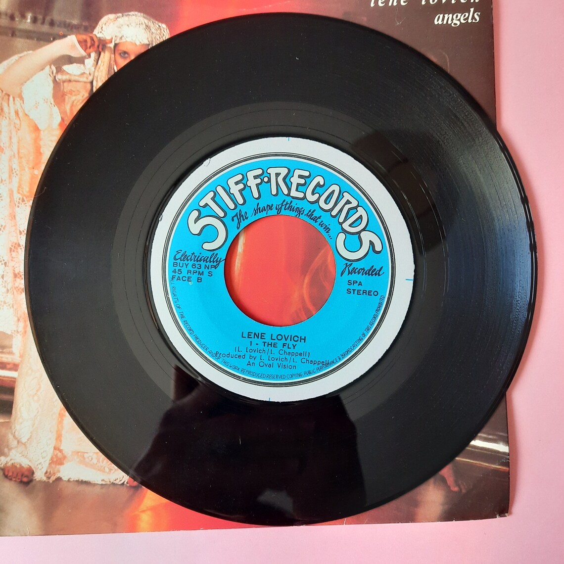 Lene Lovich – Angels 1980 | Vintage 7" Record Vinyl  | Eighties Classic | Retro Covers |, foto 3 di 4